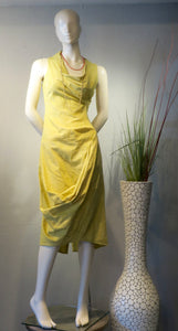 Lemon Swoop Dress