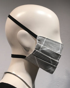 Reusable Mask - Light Grey LInes  (2-Pack)