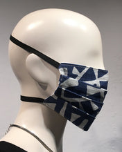 Load image into Gallery viewer, Reusable Mask - Navy Geometric (2-Pack)