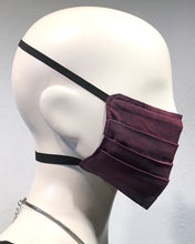 Load image into Gallery viewer, Reusable Mask - ORGANIC - Plum/Scarlett (2-Pack)